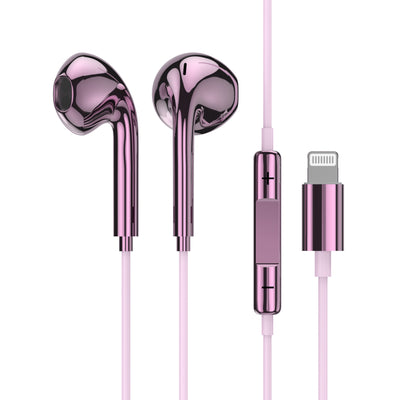 Chrome Wired Headphones